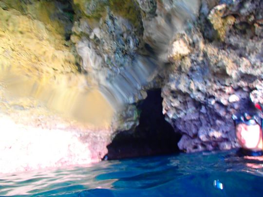 青の洞窟入口